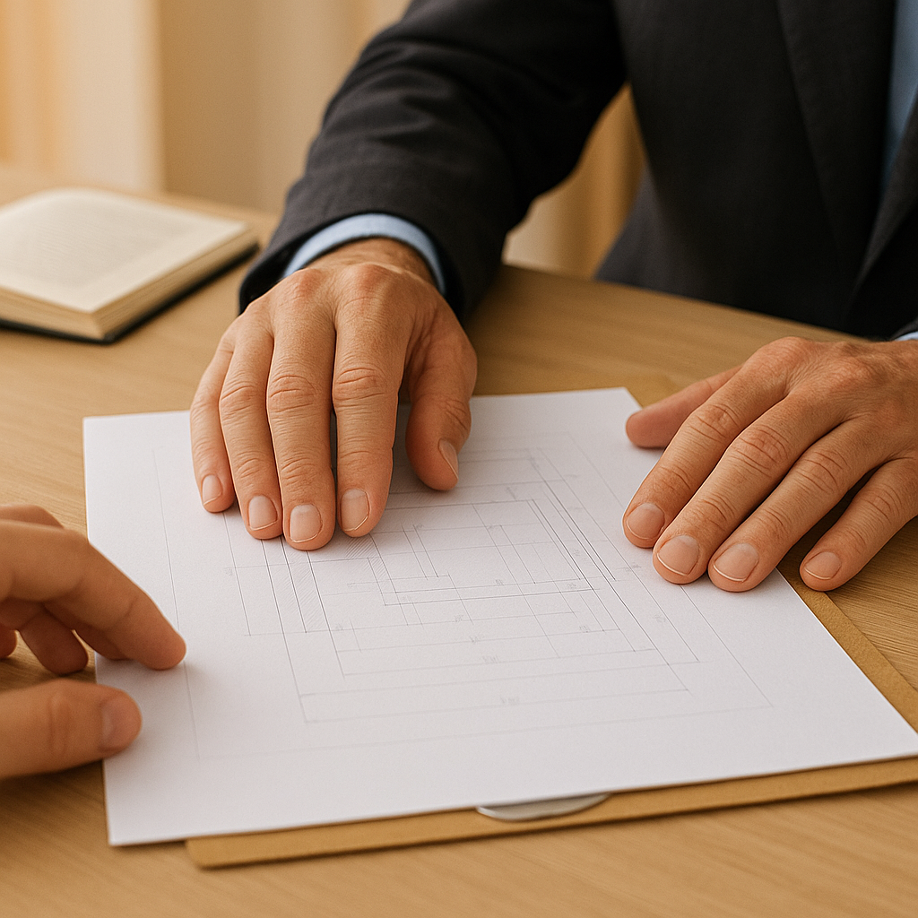 Analizowanie dokumentów inwestycyjnych przed rozpoczęciem procesu wyceny centrum ogrodniczego.